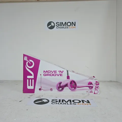 MOVE 'N' GROOVE PINK KIDS SCOOTER – BOXED
