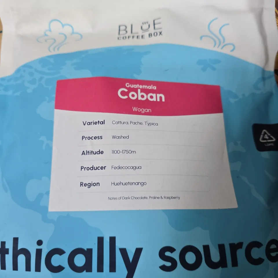 LOT OF 7 ASSORTED PACKS OF COFFEE TO INCLUDE EXHALE, PACT AND GRIND