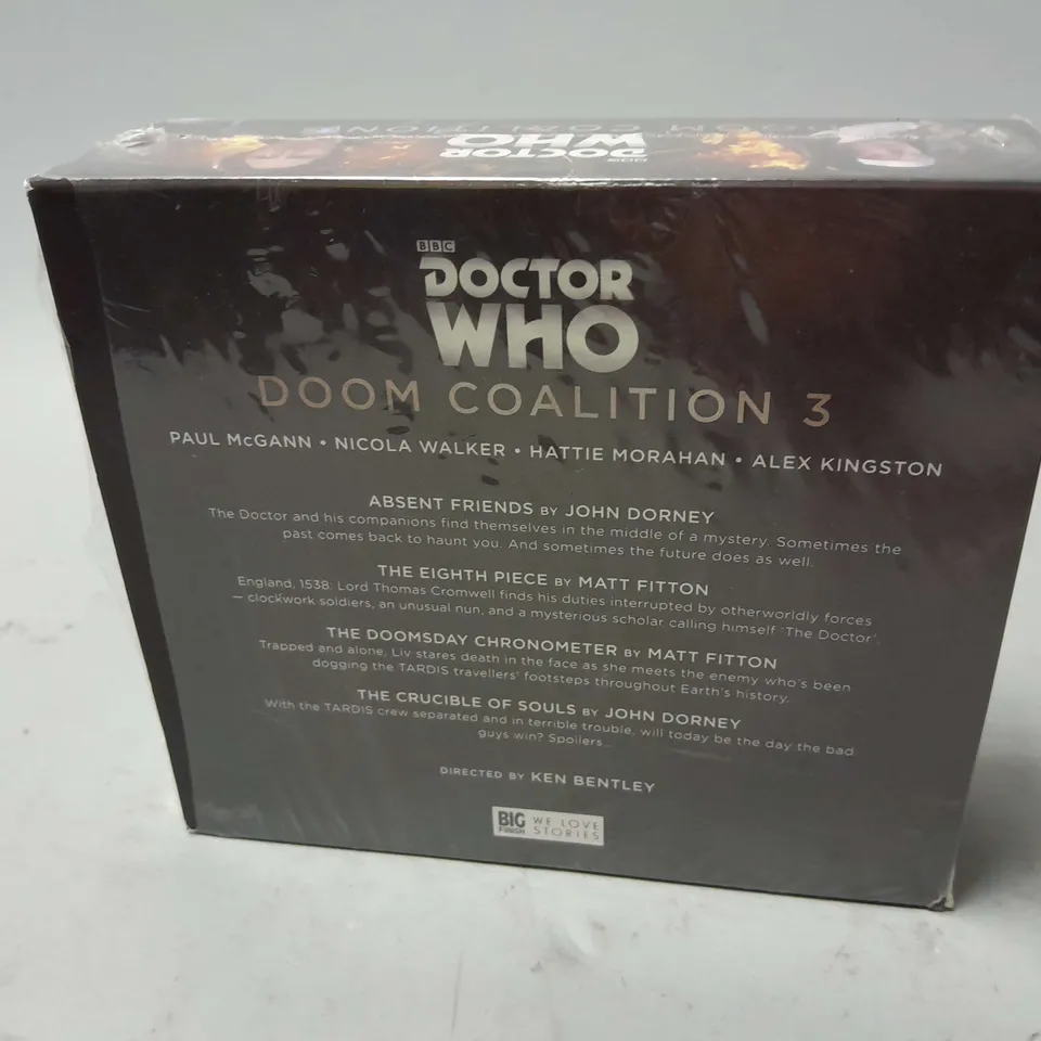 SEALED DOCTOR WHO DOOM COALITHION 3 CD SET