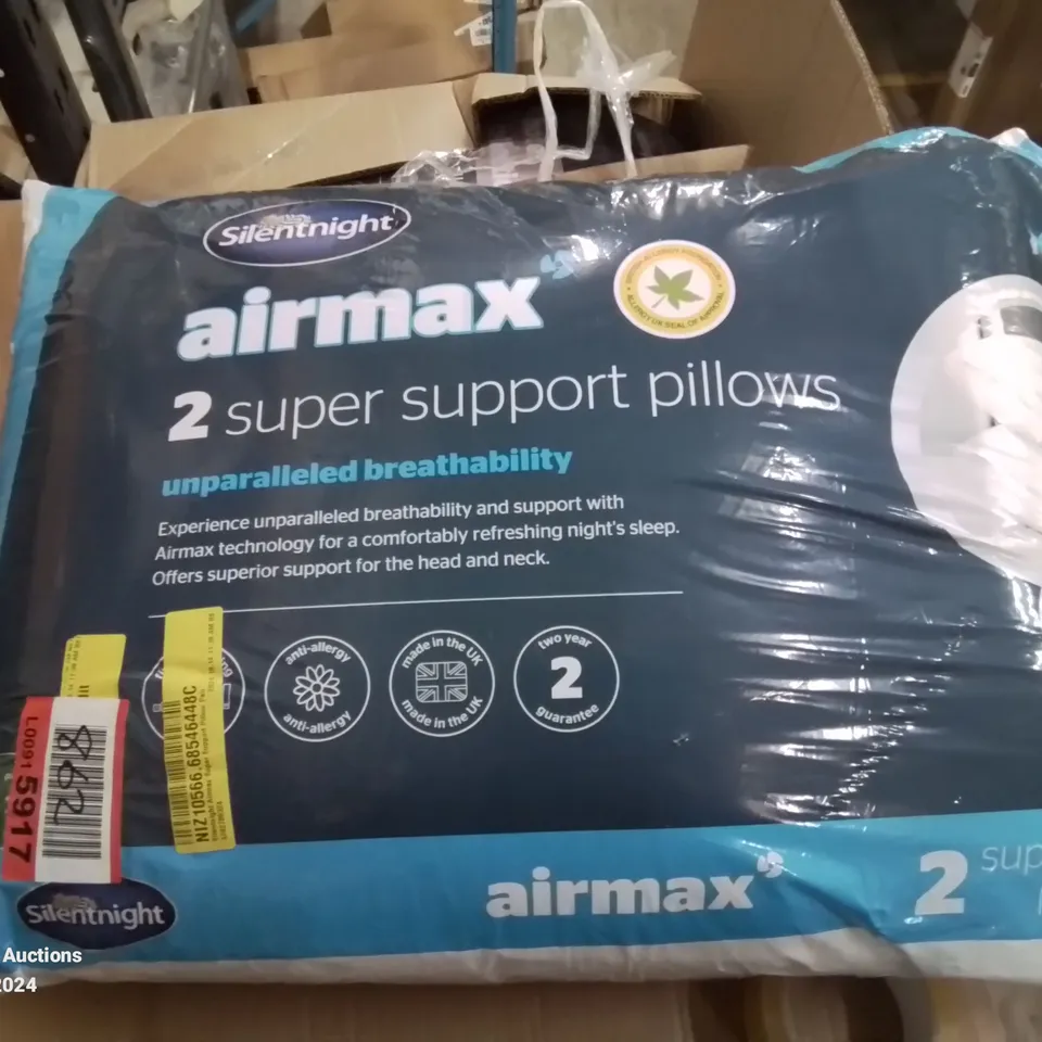 SILENTNIGHT AIRMAX PAIR OF SUPER SUPPORT PILLOWS