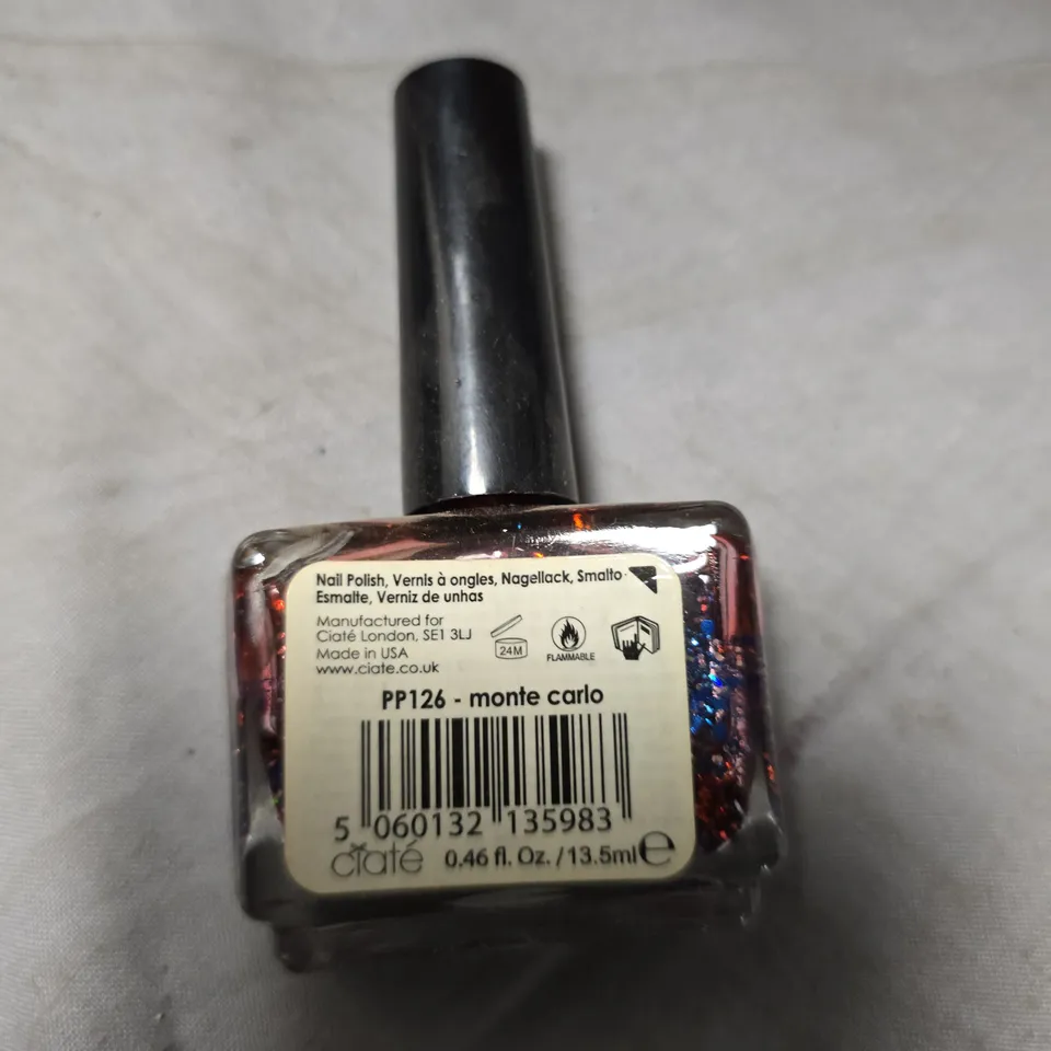 CIATÉ LONDON NAIL POLISH – MONTE CARLO (PP126) – 180 BOTTLES (OVERPACK USED)