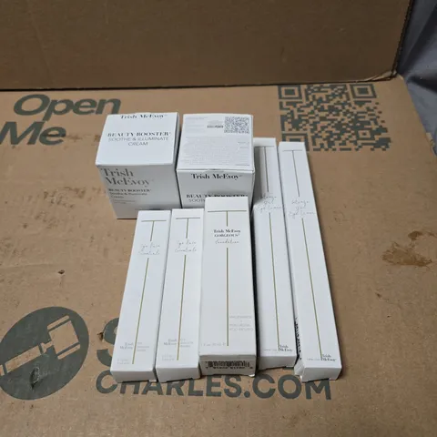 7 X TRISH MCEVOY COSMETIC ITEMS TO INCLUDE: BEAUTY BOOSTER CREAM, EYE SHADOW PRIMER ETC