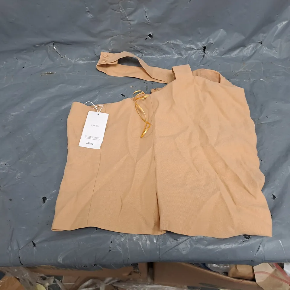 MANGO APRICOT MEDIUM LYOCELL  SHOULDER TRAP TOP 