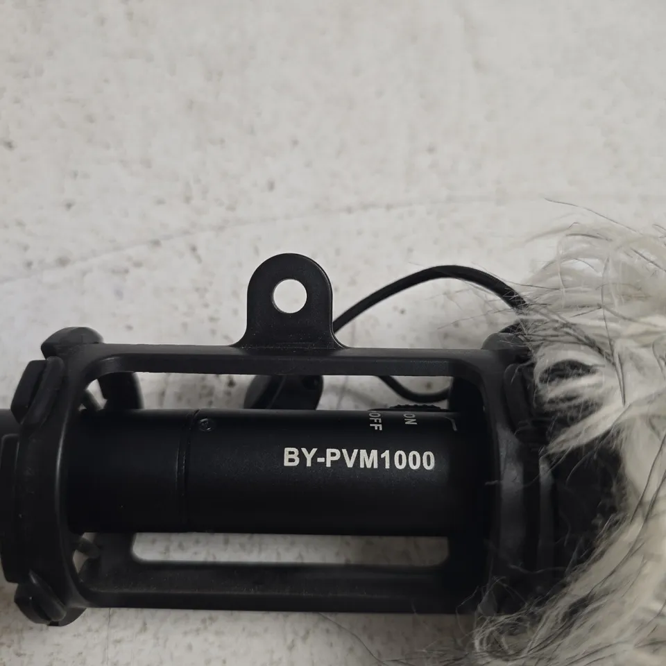 BOYA BY-PVM1000 SHOTGUN MICROPHONE WITH FUR WINDSHIELD