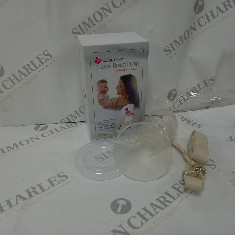 BOXED NATUREBOND SILICONE BREAST PUMP