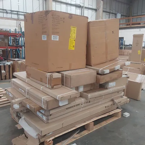 PALLET CONTAINING A VERY LARGE QUANTITY OF ASSORTED DESIGNER FURNITURE PARTS