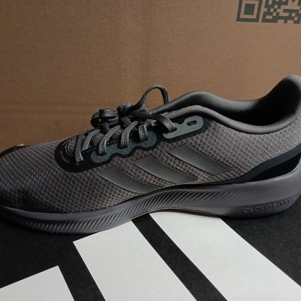 ADIDAS RUN FALCON 3.0 RUNNING SHOES IN GREY/BLACK (MEN) - UK 10