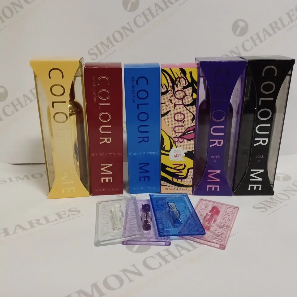 LOT OF 10 ASSORTED COLOUR ME FRAGRANCES 