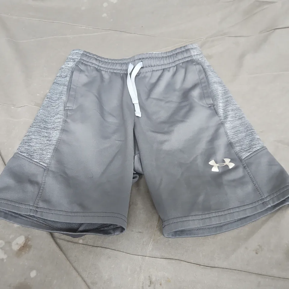 UNDER ARMOUR GREY ATHLETIC SHORTS - SIZE UNSPECIFIED - KIDS