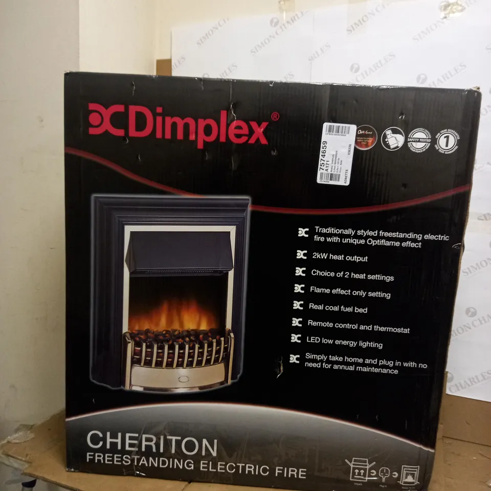 DIMPLEX CHERITON FREE STANDING ELECTRIC FIRE 