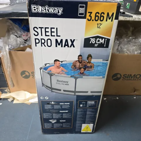 BOXED BESTWAY 12FT PRO MAX POOL - COLLECTION ONLY