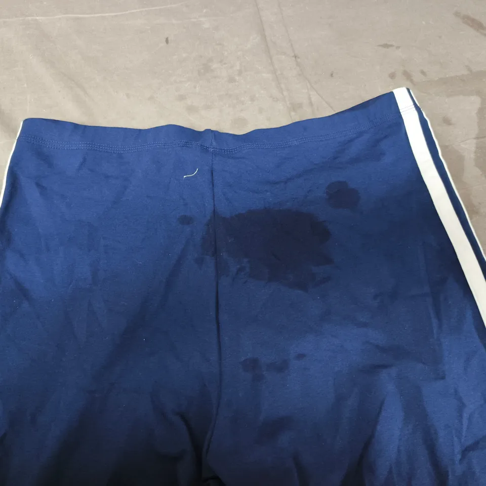 ADIDAS NAVY TRACK PANTS – WOMEN’S, UK 20-22