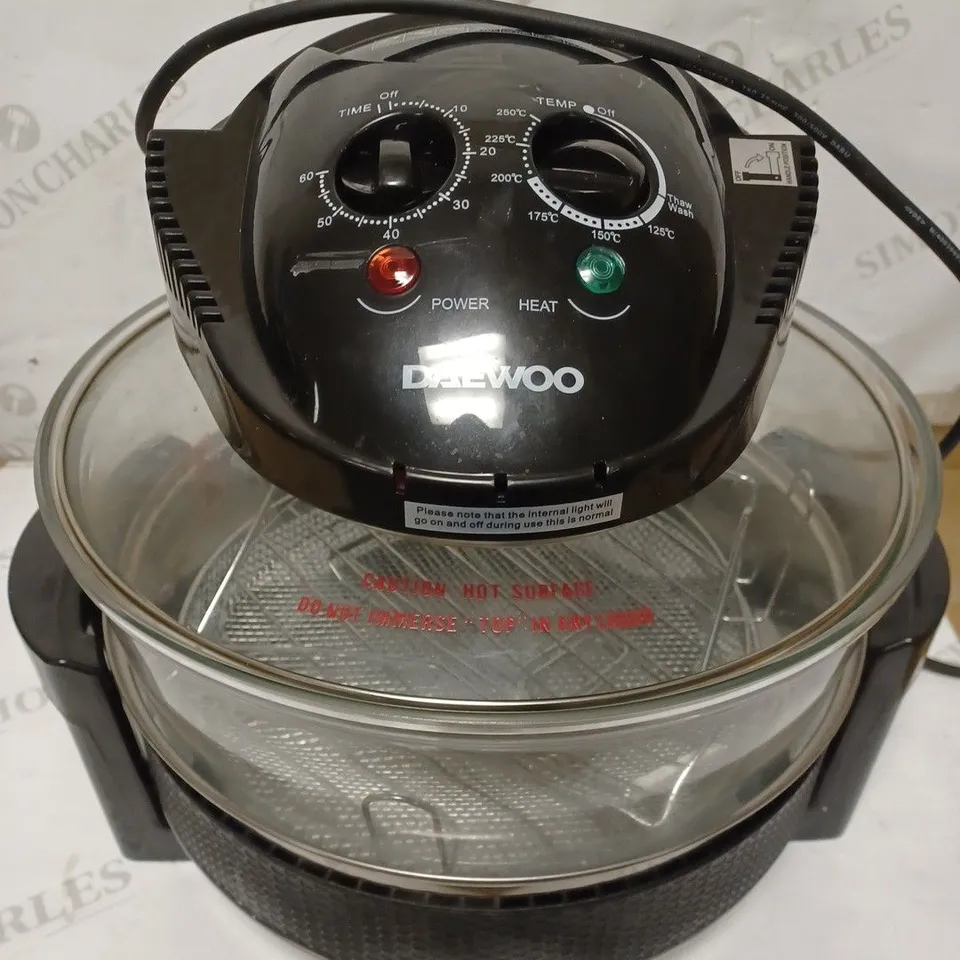 DAEWOO DELUXE 17L 1300W HALOGEN AIR FRYER 