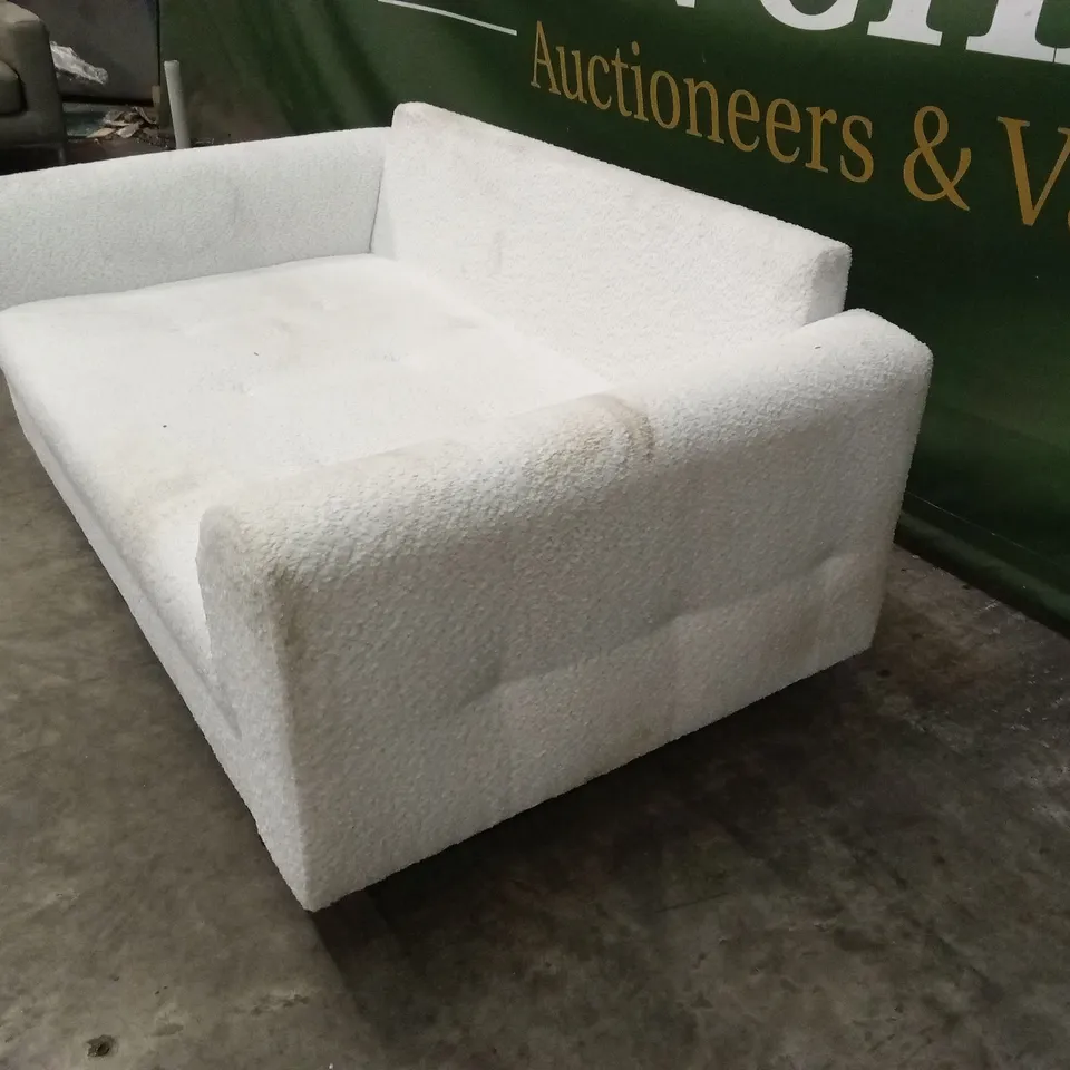 RUNE 2 SEATER FABRIC SOFA - NATURAL RRP £699