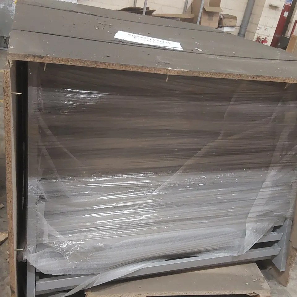 PALLET CONTAINING COMMERCIAL BOOKCASE UNIT PARTS