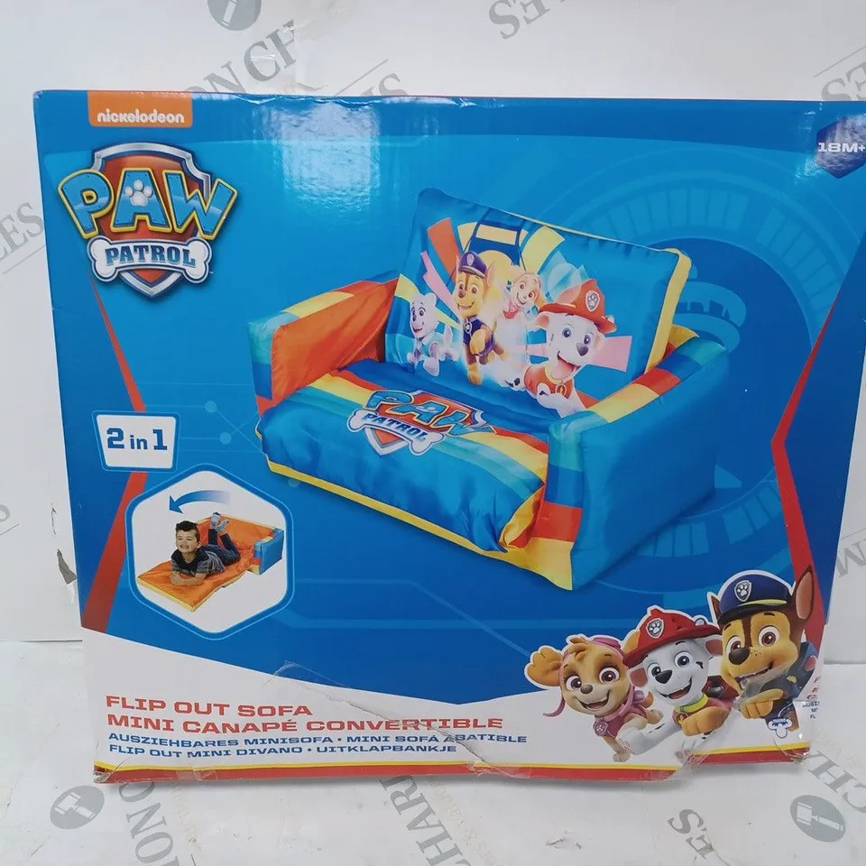 PAW PATROL FLIP OUT MINI SOFA TOY RRP £24.99