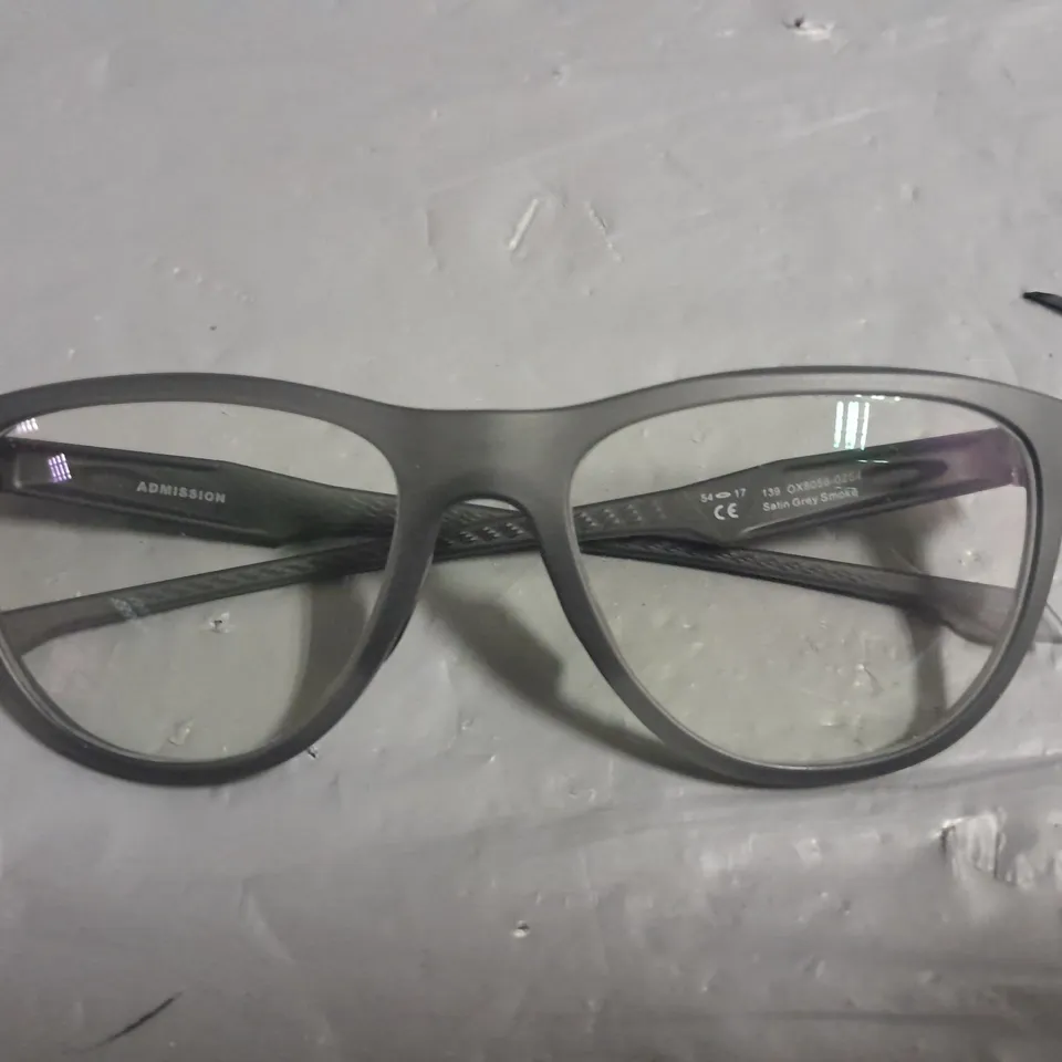 PAIR OF OAKLEY ADMISSION GLASSES IN SATIN GREY SMOKE