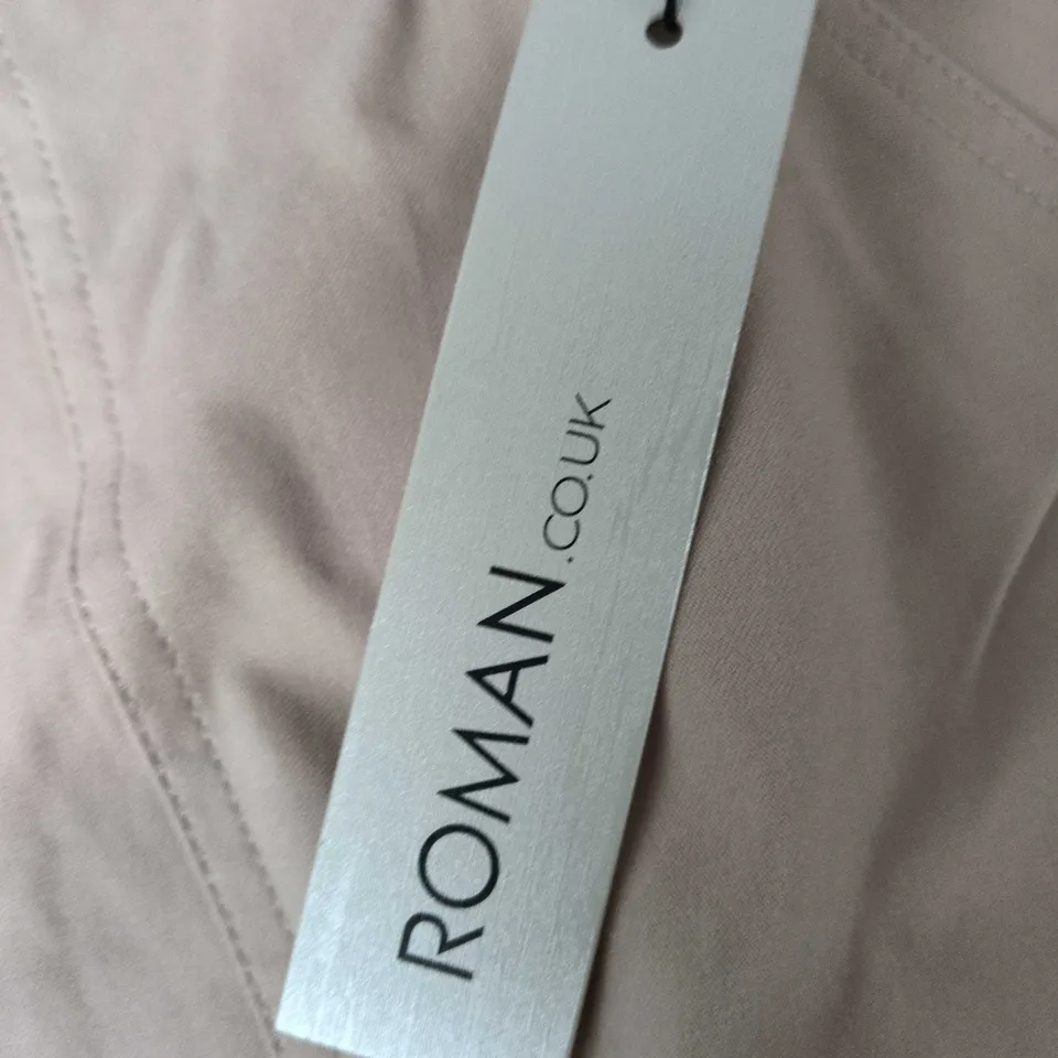 ROMAN STONE DRAWCORD WAIST SHORTS, UK 12 - WOMEN'S