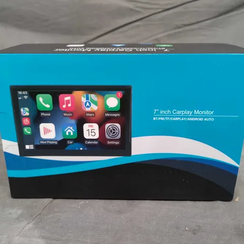 7-inch CarPlay Monitor for Vehicles – In-Car Multimedia Display (Boxed)