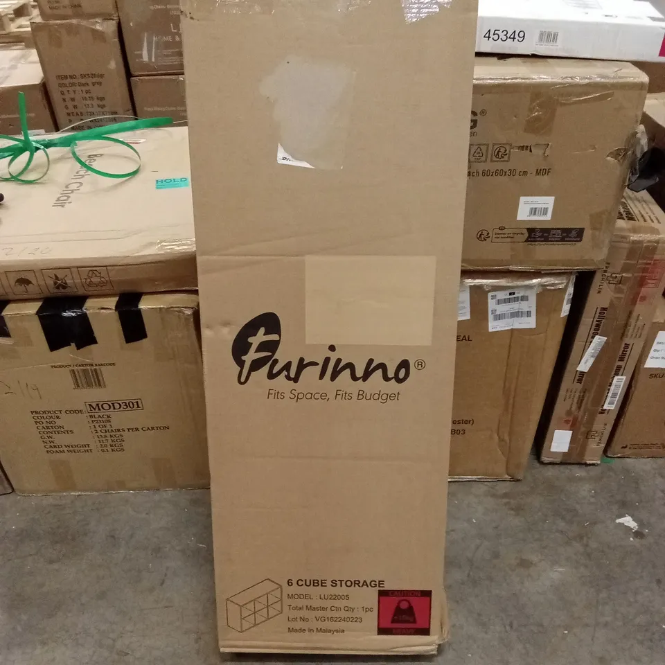 BOXED 6 CUBE STORAGE UNIT (1 BOX)