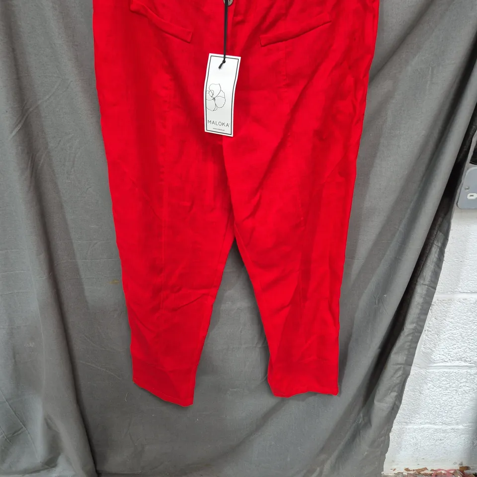 MALOKA RED TROUSERS – WOMEN'S CLOTHING