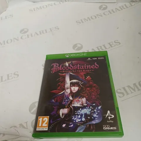 XBOX ONE BLOODSTAINES RITUAL OF THE NIGHT