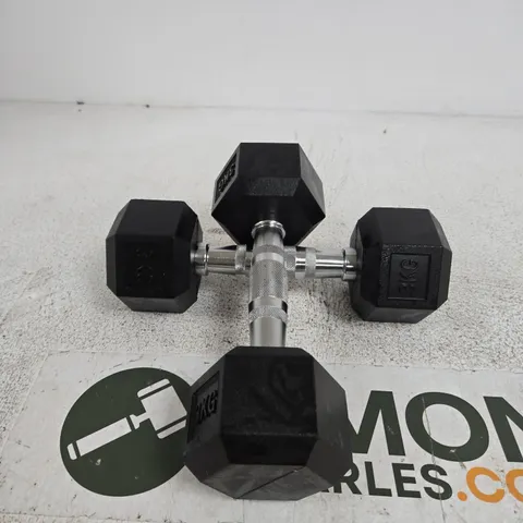 HEX DUMBBELL PAIR - 3KG