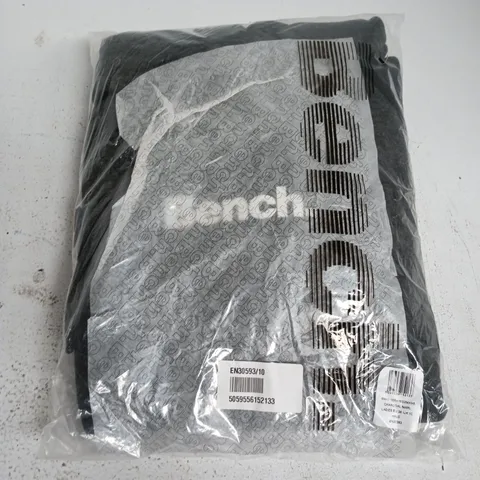BAGGED BENCH WOMENS HALO OVERSIZED HOODIE CHARCOAL MARL/BLACK - UK 10