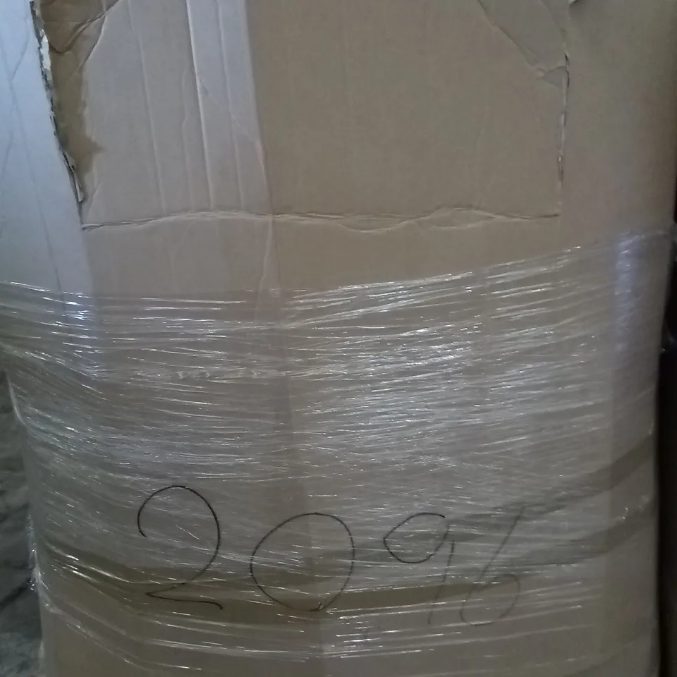 PALLET OF ASSORTED ITEMS INCLUDING HOMOZE 100FT HOSE, YOURFACEPILLOW, CONTOUR MEMORY FOAM PILLOW, PREGNANCY PILLOW, 5 STARS UNITED SEAT CUSHION, ELVIROS MEMORY FOAM CERVICAL PILLOW 