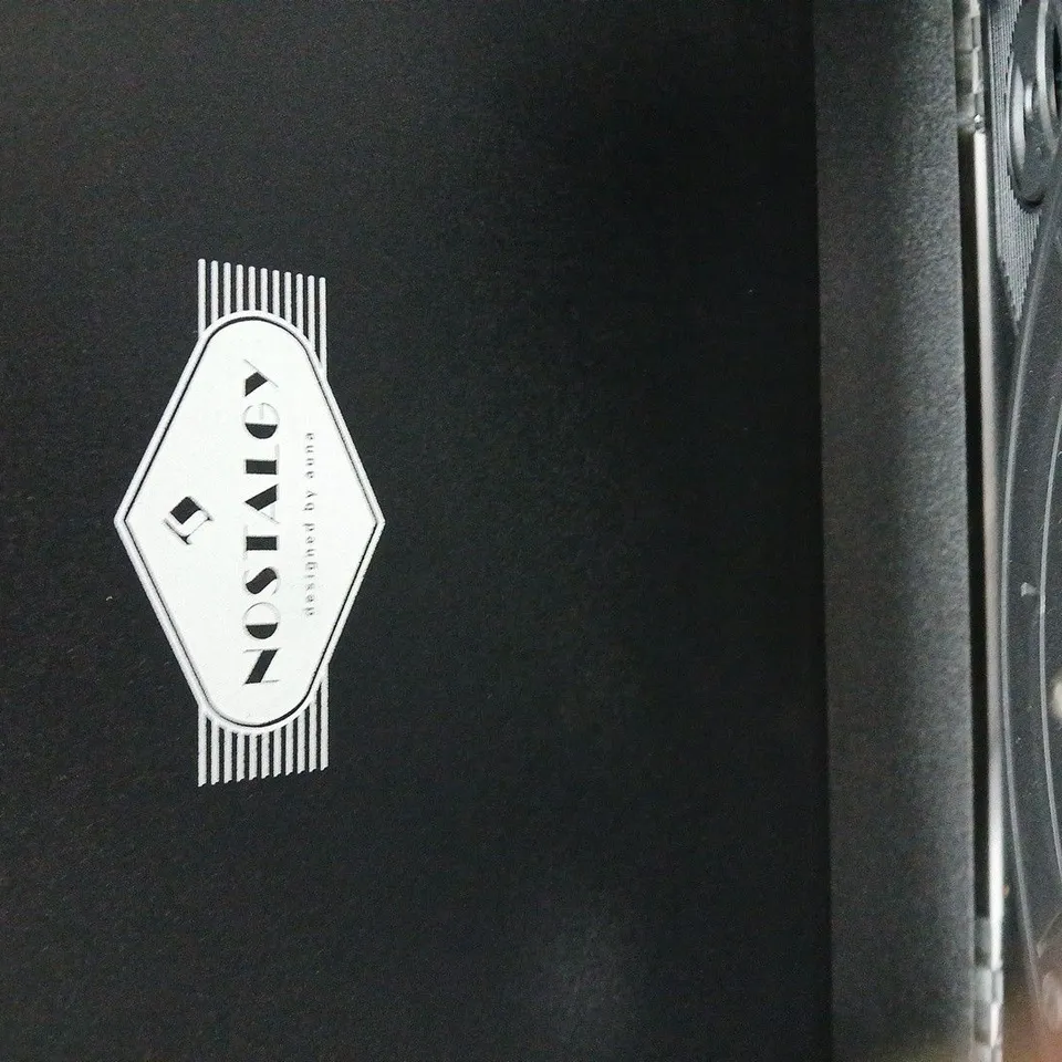 NOSTALGY TURNTABLE CONSOLE WITH LEGS  – BLACK