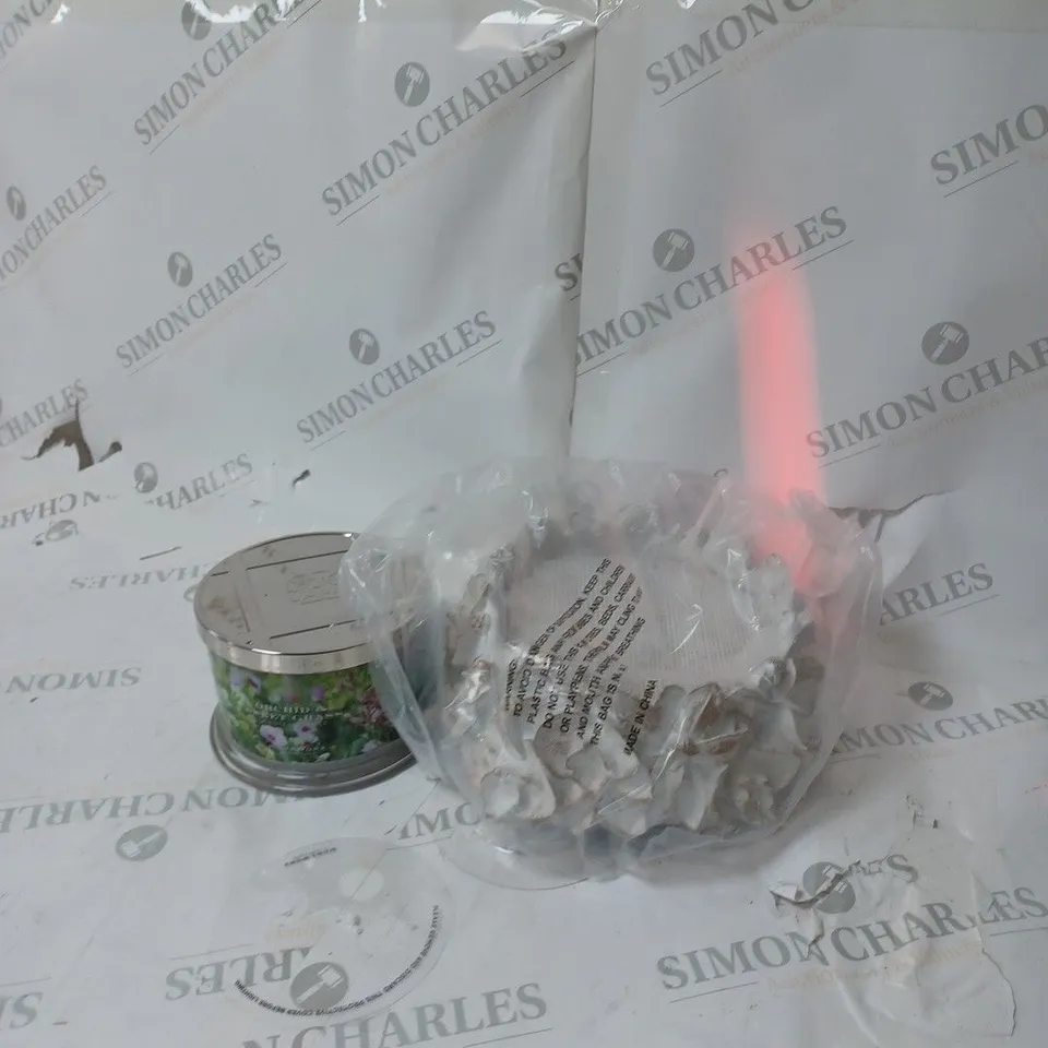 HOMEWORX CANDLE AND HOLDER 