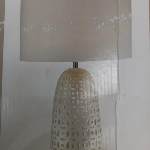 VEGAS CERAMIC DUAL LIGHT TABLE LAMP