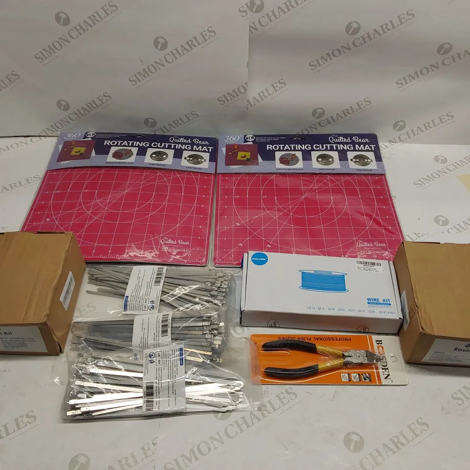 BOX OF APPROXIMATELY 9 BRAND NEW PRODUCTS TO INCLUDE;