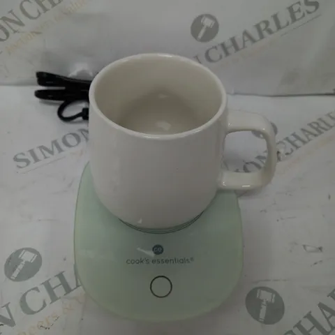 COOK'S ESSENTIALS PLUG IN DRINK WARMER SET WHITE