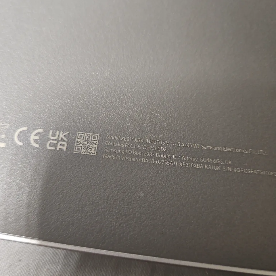 SAMSUNG XE310XBA CHROMEBOOK LAPTOP – CHROME OS