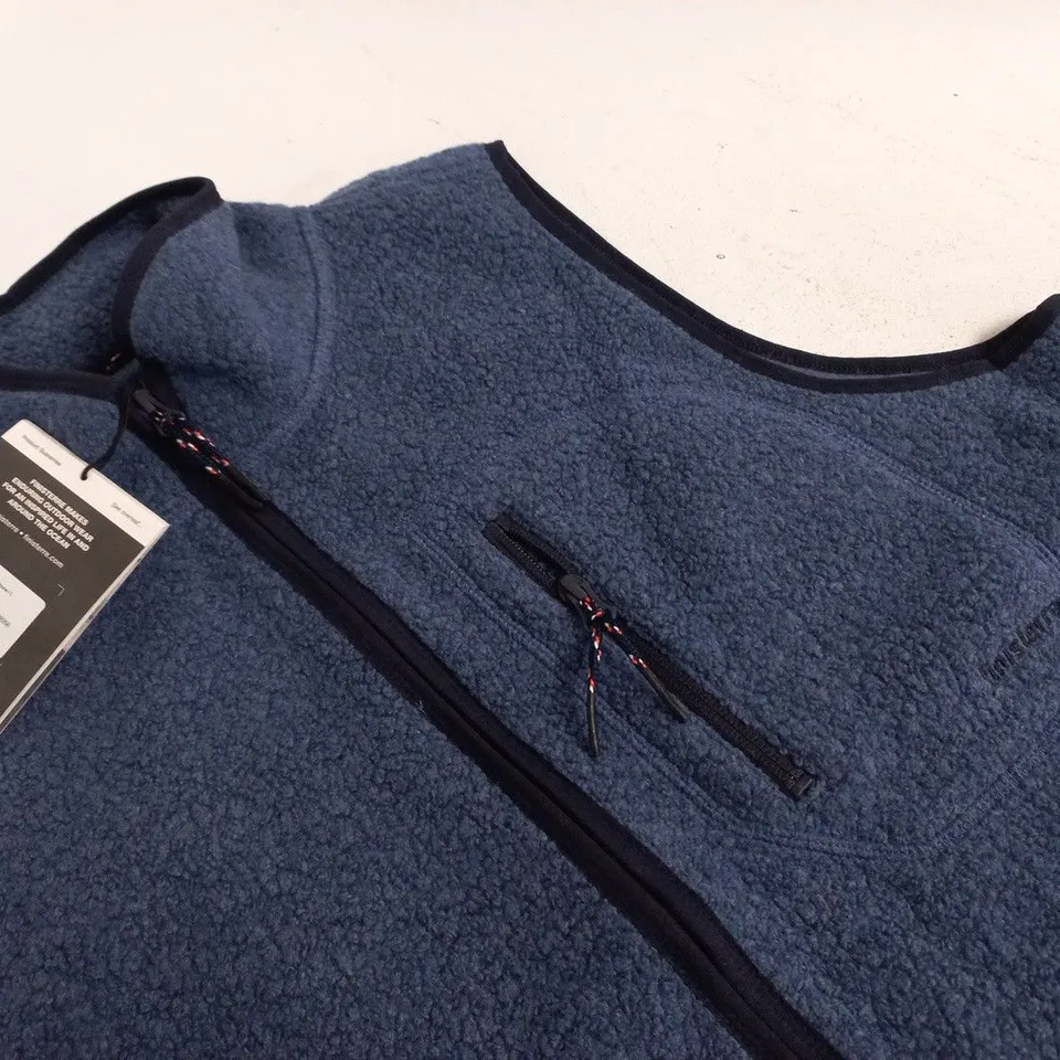 FINISTERRE PORTELL WOOL FELLECE GILET IN DARK OZONE - L