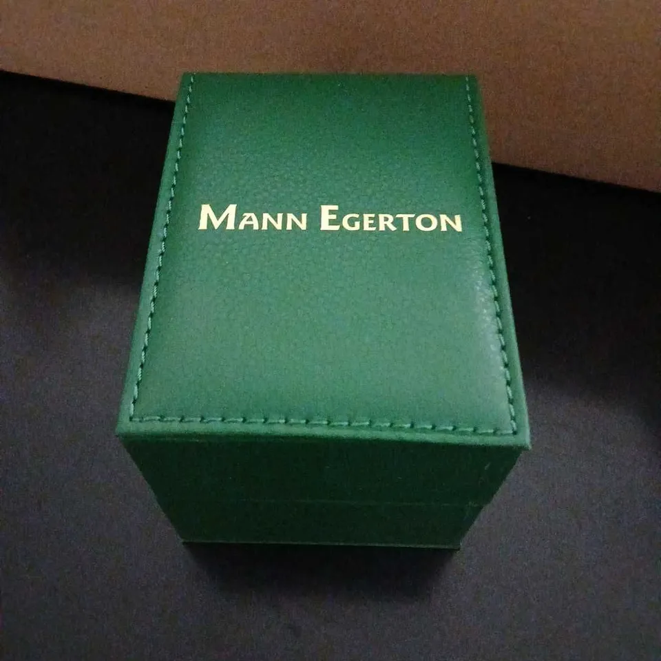 MANN EGERTON RAPTOR ROSE WHITE CHRONOGRAPH WATCH – BOXED