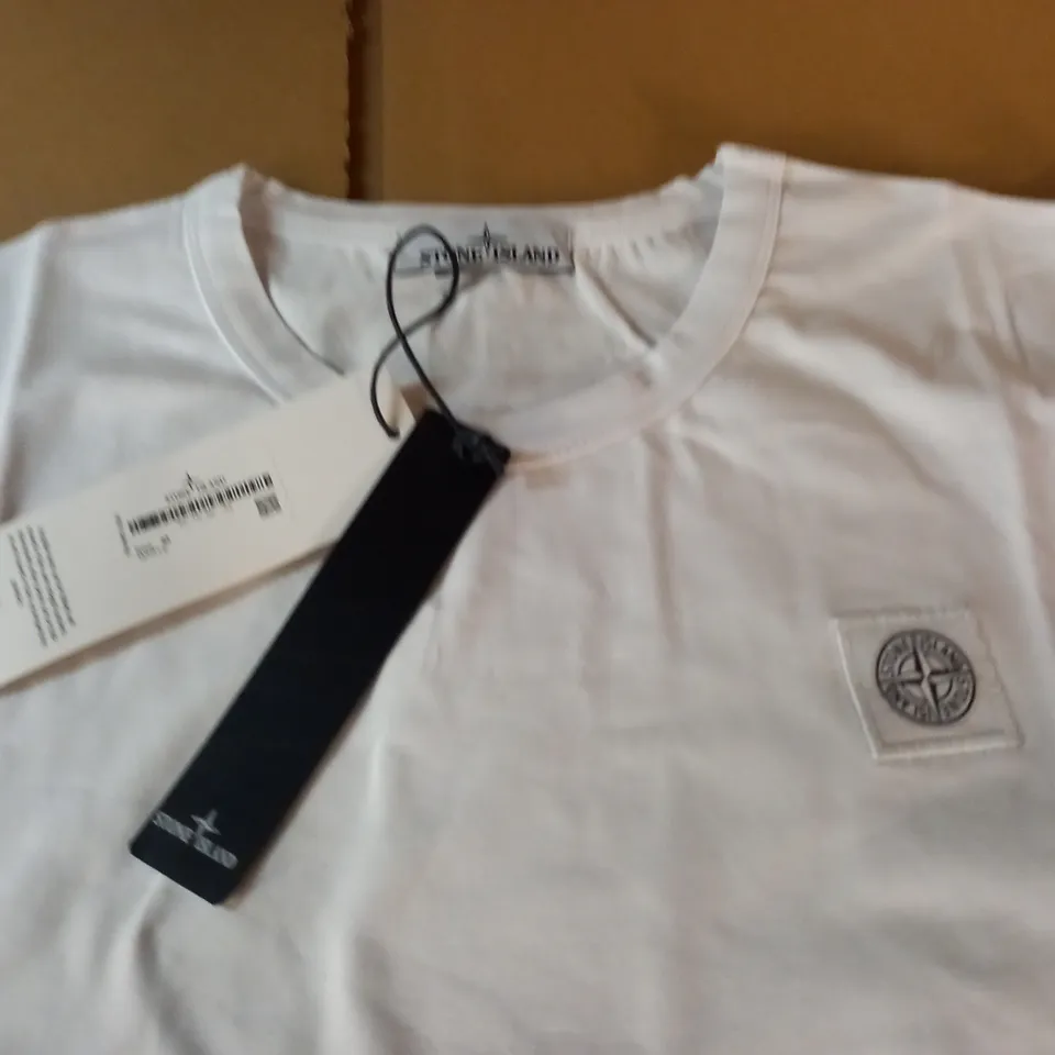 STONE ISLAND WHITE T-SHIRT - M