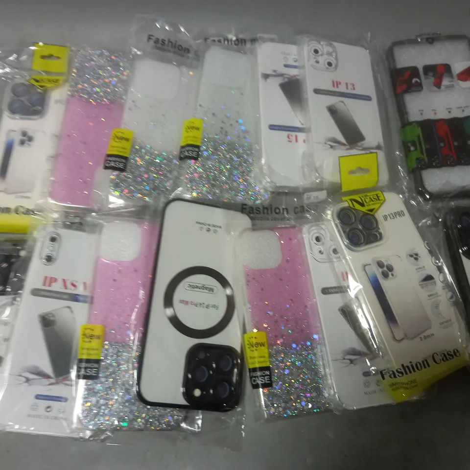 LOT OF ASSORTED MOBILE PHONE CASES FOR VARIOUS MODELS