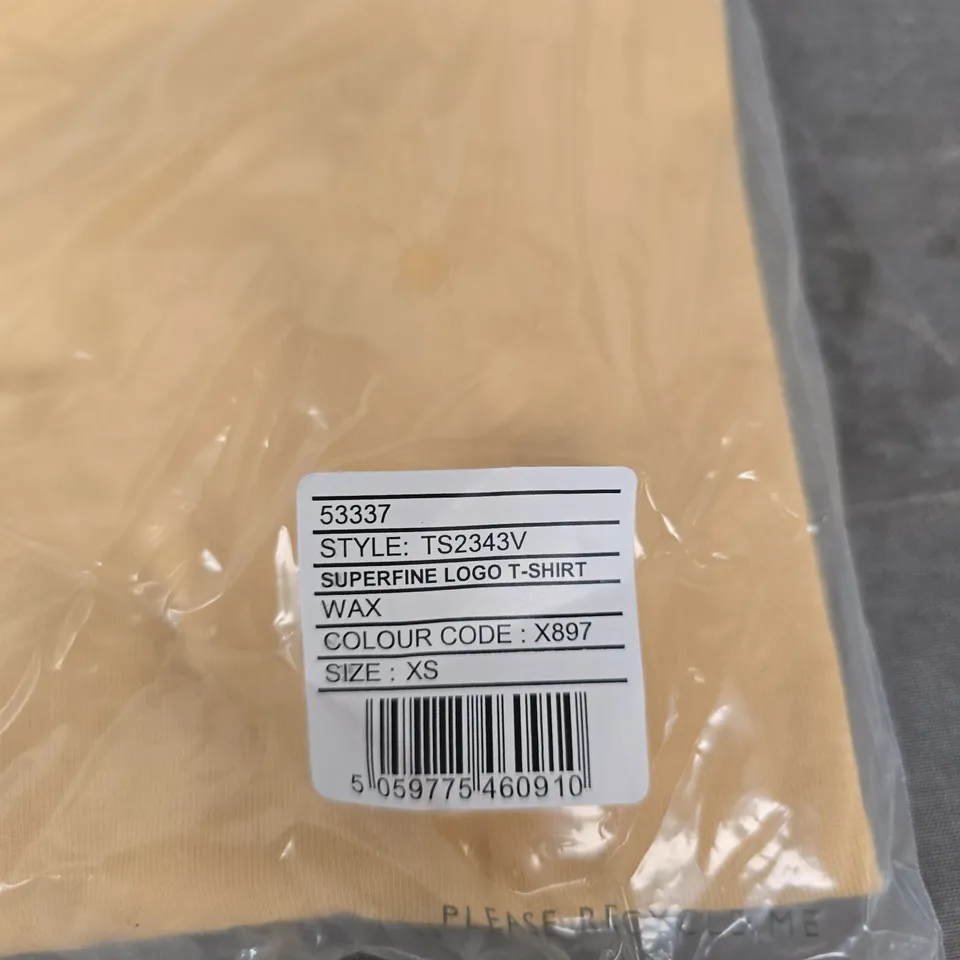 LYLE & SCOTT SUPERFINE LOGO T-SHIRT – WAX, XS (MEN'S)