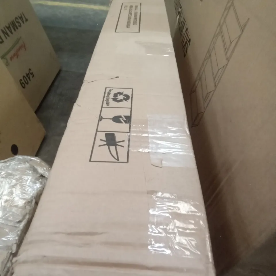 BOXED CASCIO 3 DRAWER BEDSIDE TABLE - LIGHT MOCHA