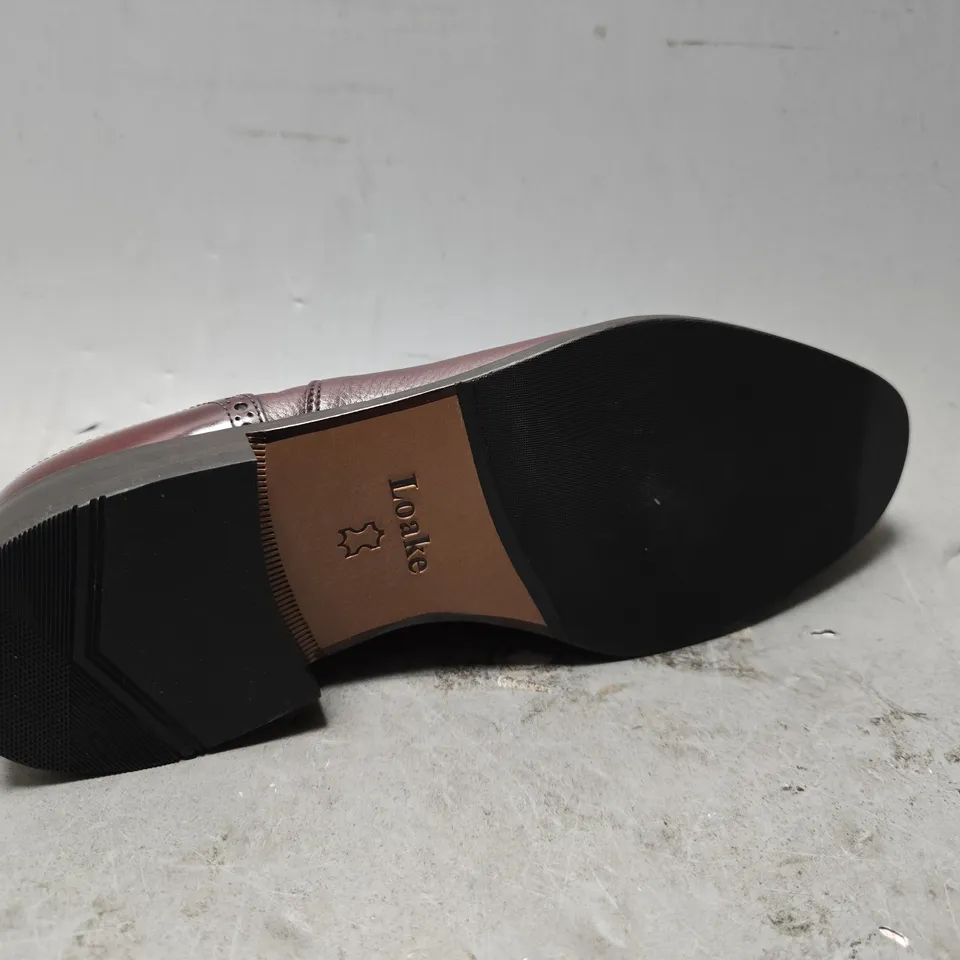 LOAKE SHOEMAKERS PROFESSIONAL MAROON SMART SHOES - SIZE 7 1/2 