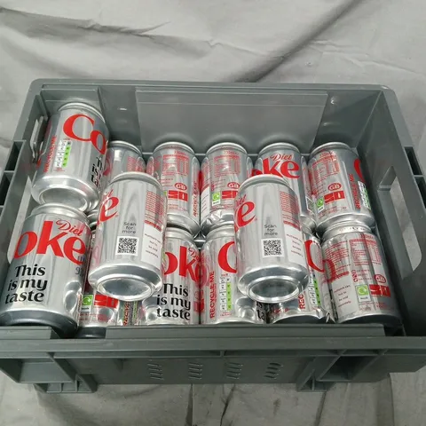 APPROXIMATELY 24 CANS OF DIET COKE