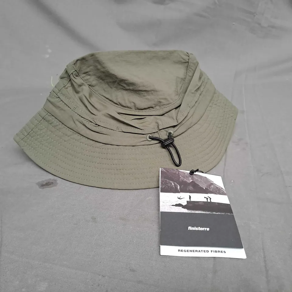 FINISTERRE WANER BUCKET HAT IN OLIVE - S/M