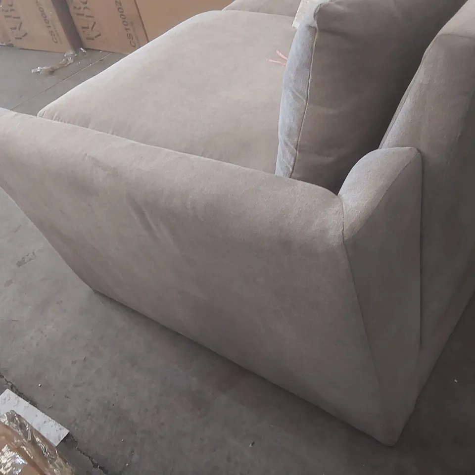 QUALITY DESIGNER FABRIC UPHOLSTERED 2 SEATER SOFA - MISSING PARTS