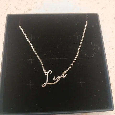 POSH TOTTY DESIGNS MAKE IT PERSONAL SCRIPT NAME NECKLACE STERLING SILVER