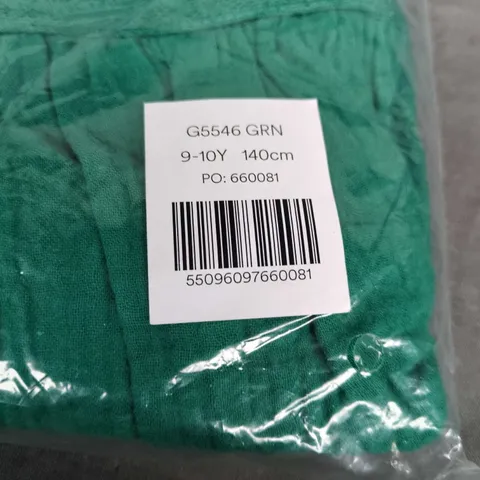 BODEN UK 9-10Y GREEN CHILDREN'S GARMENT 