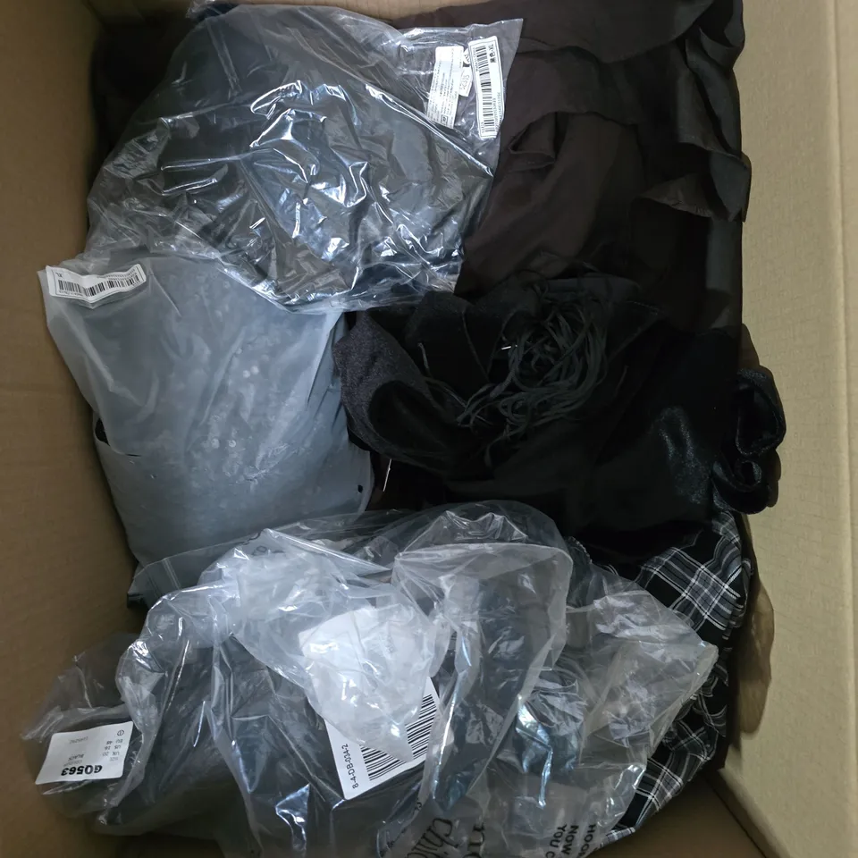 APPROXIMATELY 20 ASSORTED CLOTHING PRODUCTS IN VARIOUS STYLES & SIZES TO INCLUDE JUMPERS, T-SHIRTS, DRESSES ETC