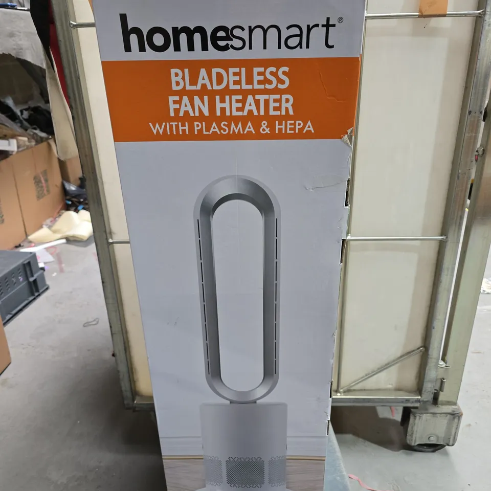 HOMESMART BLADELESS FAN HEATER WITH PLASMA & HEPA – BOXED