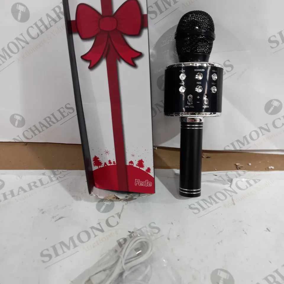BOXED FEDE PORTABLE KARAOKE MICROPHONE 